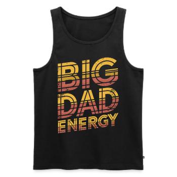Geschenke Zum Vatertag Für Papa - Männer Premium Bio Tank Top - Schwarz - Vorne - Michal (187cm)