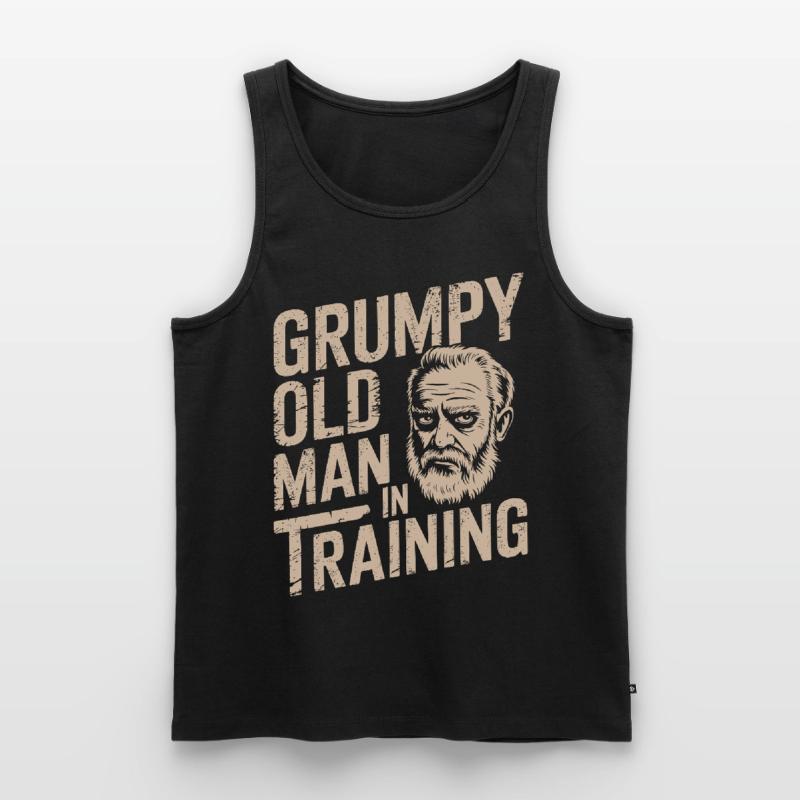 Grumpy Old Man Grumpy Men's Premium Organic Tank Top