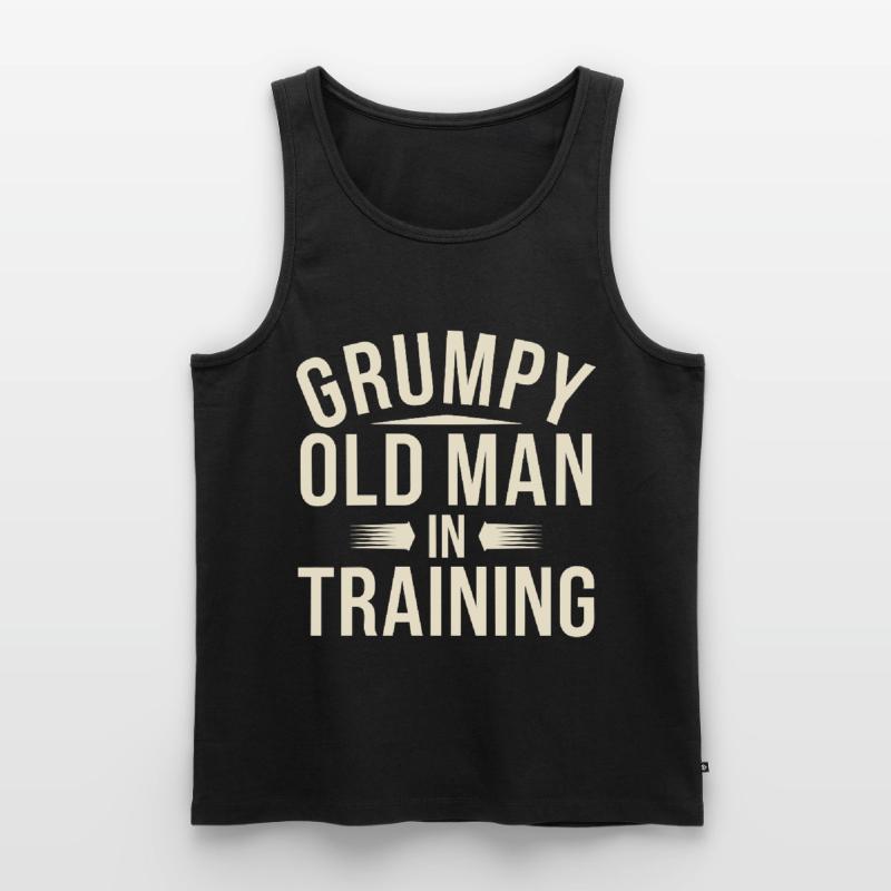 Grumpy Old Man Grumpy Men's Premium Organic Tank Top