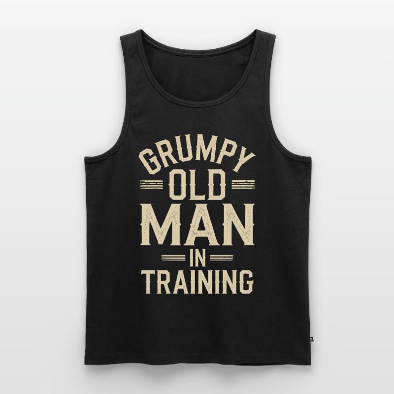 Grumpy Old Man Grumpy Men's Premium Organic Tank Top