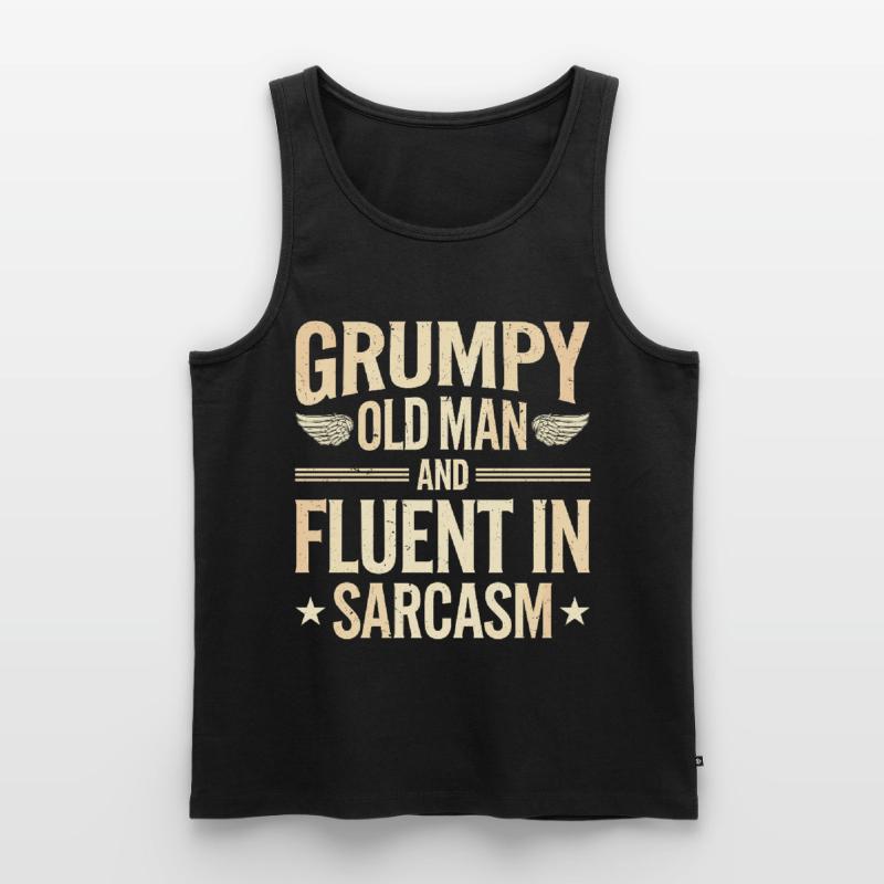Grumpy Old Man Grumpy Men's Premium Organic Tank Top