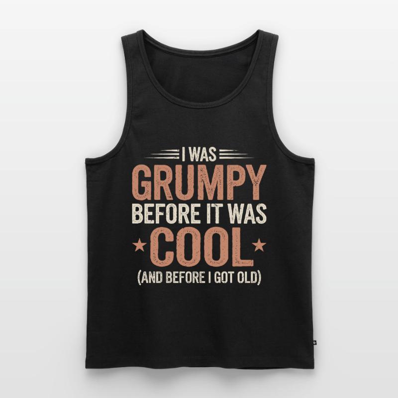 Grumpy Old Man Grumpy Men's Premium Organic Tank Top