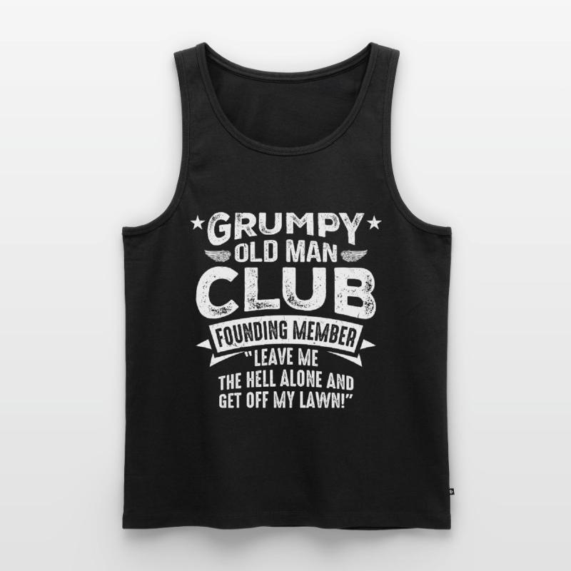 Grumpy Old Man Grumpy Men's Premium Organic Tank Top