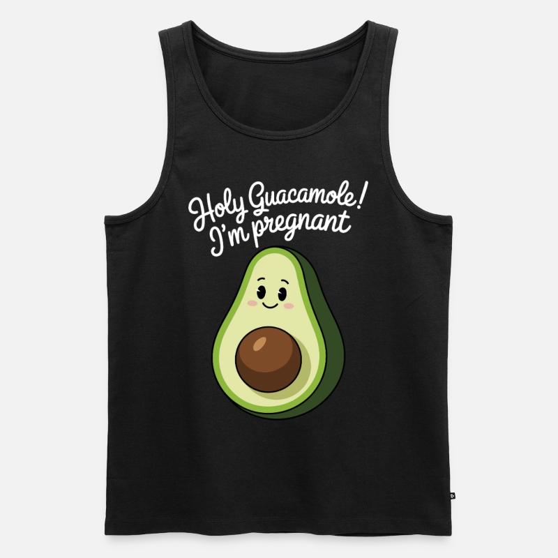 Avocado Mutterschaft - Männer Premium Bio Tank Top - Schwarz