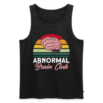 Neurobiologie Neuroscientifique Cadeau - Débardeur bio Premium Homme - noir - Devant - Michal (187cm)