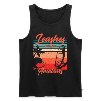 Surfer Windsurfer Windsurfen Surfen Geschenk - Männer Premium Bio Tank Top - Schwarz - Vorne - AI Model Male 178 light (178cm)