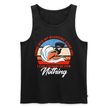 Kiteboarder Kitesurfer Kiten Kiteboard Geschenk - Männer Premium Bio Tank Top - Schwarz - Vorne - AI Model Male 178 light (178cm)