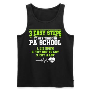 Studium Assistenzarzt Medizinstudent Geschenk - Männer Premium Bio Tank Top - Schwarz - Vorne - Michal (187cm)