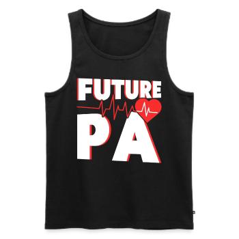 Medical Education Study Medical Student - Men's Premium Organic Tank Top - black - Front - Michal (187cm)