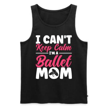 Ballet Dance Ballerina Ballet Girl Gift - Men's Premium Organic Tank Top - black - Front - AI Model Male 178 light (178cm)