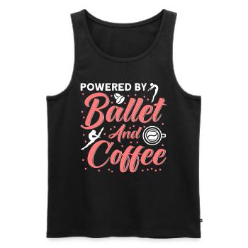 Ballet Dancer Ballet Dance Ballet Girls - Men's Premium Organic Tank Top - black - Front - AI Model Male 178 light (178cm)