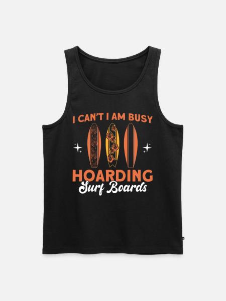Collect Surfing Collection Gift - Men's Premium Organic Tank Top - black