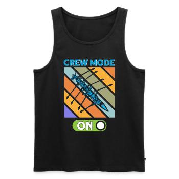 Rudermannschaft Ruderer Mannschaft Ruderer Geschen - Männer Premium Bio Tank Top - Schwarz - Vorne - AI Model Male 178 light (178cm)