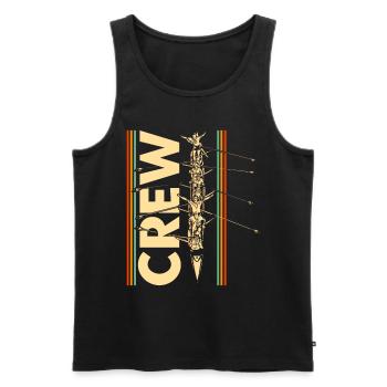Team Rowers Rowers Rowing Gift - Men's Premium Organic Tank Top - black - Front - Michal (187cm)