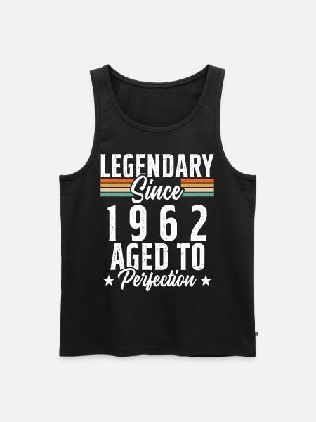 Legendary since 1962 - Men's Premium Organic Tank Top - black