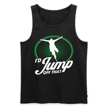Extremsport Bungee Springen Bungee Springer - Männer Premium Bio Tank Top - Schwarz - Vorne - AI Model Male 178 light (178cm)
