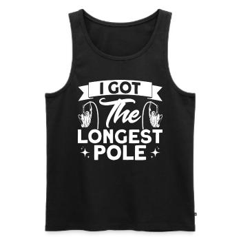 Pole vault Pole vault Pole jump - Men's Premium Organic Tank Top - black - Front - AI Model Male 178 light (178cm)