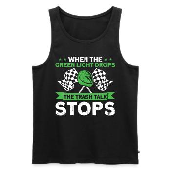 Drag Race Autorennen Drag Racing Geschenk - Männer Premium Bio Tank Top - Schwarz - Vorne - AI Model Male 178 light (178cm)