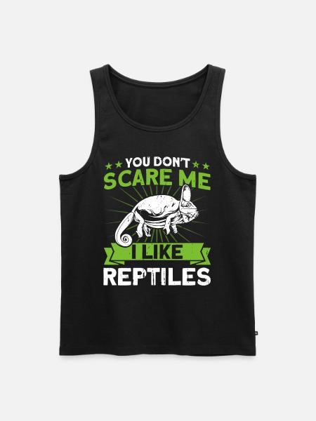 Snake Reptiles Reptile Lovers Gift - Men's Premium Organic Tank Top - black