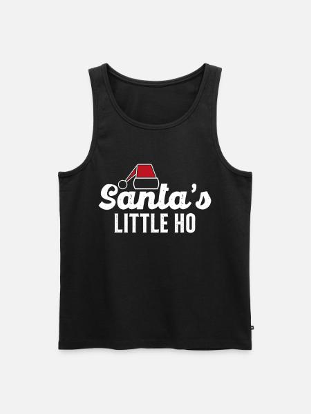 Little Ho de Santa - Men's Premium Organic Tank Top - black