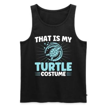 Sea turtles Sea turtle Turtle G - Men's Premium Organic Tank Top - black - Front - AI Model Male 178 light (178cm)