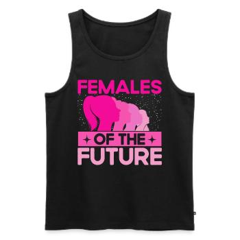 Gender equality Gender equality - Men's Premium Organic Tank Top - black - Front - AI Model Male 178 light (178cm)