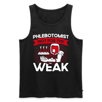 Blutabnahme Phlebotomie Labor Phlebotomist Geschen - Männer Premium Bio Tank Top - Schwarz - Vorne - AI Model Male 178 light (178cm)