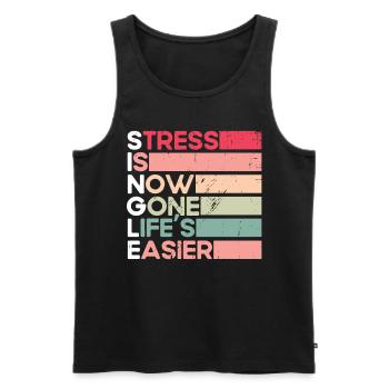 Geschiedene Ex Partner Geschieden Geschenk - Männer Premium Bio Tank Top - Schwarz - Vorne - Michal (187cm)