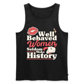 Women's Rights Feminist Empowerment - Men's Premium Organic Tank Top - black - Front - Michal (187cm)