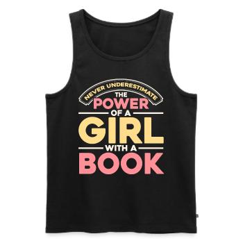Women's rights Empowerment Feminist - Men's Premium Organic Tank Top - black - Front - Michal (187cm)