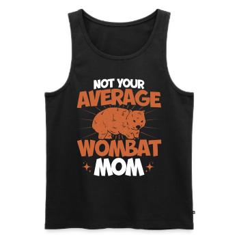 Wombat Marsupial Wombat Lover Cadeau - Débardeur bio Premium Homme - noir - Devant - Michal (187cm)