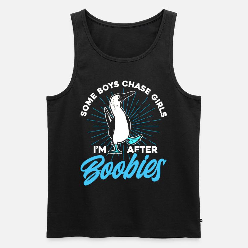 Vogelbeobachter Seevogel Tölpelvogel Geschenk - Männer Premium Bio Tank Top - Schwarz