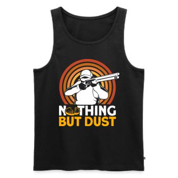 Clay Pigeon Shooting Clay Pigeon Shooting Falling Shooting - Men's Premium Organic Tank Top - black - Front - Michal (187cm)