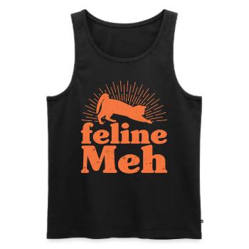Katzeneltern Katze Katzen Sprüche Geschenk - Männer Premium Bio Tank Top - Schwarz - Vorne - Michal (187cm)