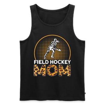 Field Hockey Mama Field Hockey Gift - Men's Premium Organic Tank Top - black - Front - Michal (187cm)