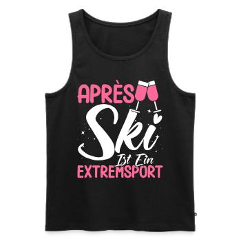 Apres Ski Après Ski Ist Ein Extremsport Geschenk - Männer Premium Bio Tank Top - Schwarz - Vorne - Michal (187cm)