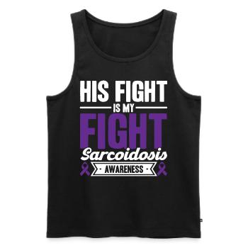 Sarkoidose Bewusstsein Sarkoidose Unterstützung Sa - Männer Premium Bio Tank Top - Schwarz - Vorne - AI Model Male 178 light (178cm)