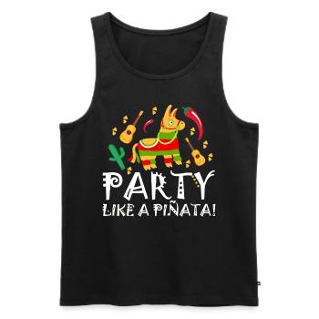 5 De Mayo Viva Mexico Cinco De Mayo Geschenk - Männer Premium Bio Tank Top - Schwarz - Vorne - AI Model Male 178 light (178cm)