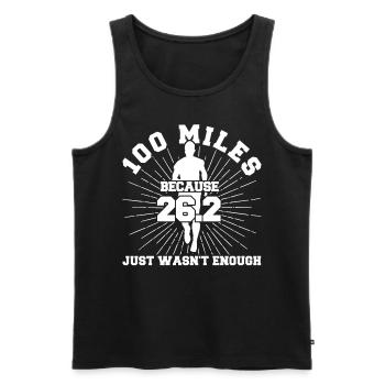Ultralauf Ultramarathonläufer Marathonläufer Gesch - Débardeur bio Premium Homme - noir - Devant - Michal (187cm)