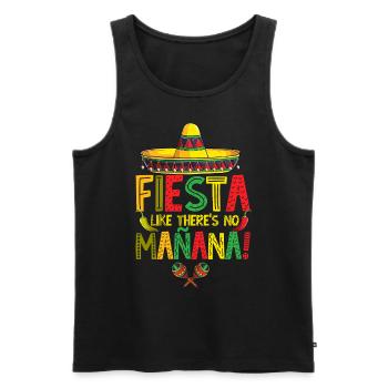 5 De Mayo Cinco De Mayo Cinco De Mayo Lehrer Gesch - Männer Premium Bio Tank Top - Schwarz - Vorne - AI Model Male 178 light (178cm)