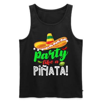 5 De Mayo Viva Mexico Cinco De Mayo Geschenk - Männer Premium Bio Tank Top - Schwarz - Vorne - AI Model Male 178 light (178cm)