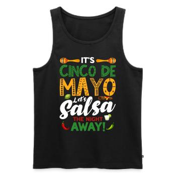 Cinco De Mayo 5 De Mayo Viva Mexico Geschenk - Männer Premium Bio Tank Top - Schwarz - Vorne - AI Model Male 178 light (178cm)