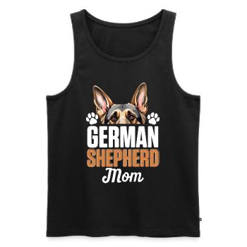 German Shepherd Dog Breed Pet German Shepherd Mom - Männer Premium Bio Tank Top - Schwarz - Vorne - AI Model Male 178 light (178cm)