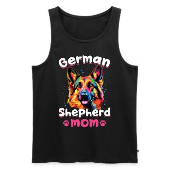 German Shepherd Dog Breed Pet German Shepherd Mom - Männer Premium Bio Tank Top - Schwarz - Vorne - AI Model Male 178 light (178cm)