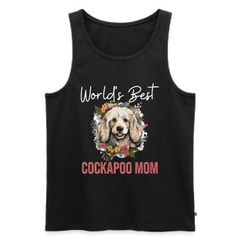 Cockapoo Dog Breeded Pet World’s Best Cockapoo Mom - Débardeur bio Premium Homme - noir - Devant - Michal (187cm)