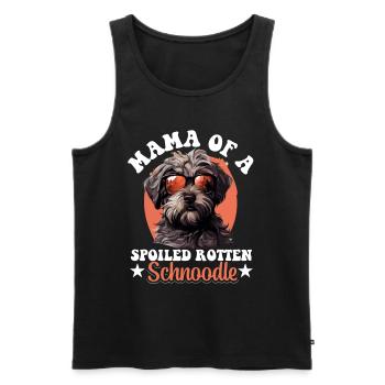 Schnoodle Snoodle Dog Breed Pet Mama of a - Männer Premium Bio Tank Top - Schwarz - Vorne - Michal (187cm)