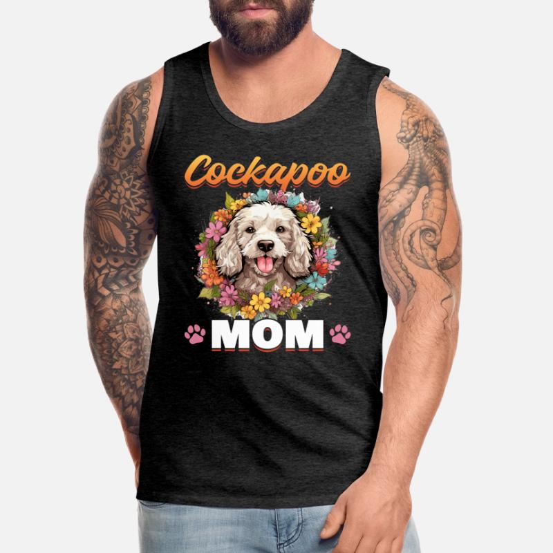 Cockapoo Race de chien Cockapoo Maman Cockapoo Débardeur bio Premium Homme