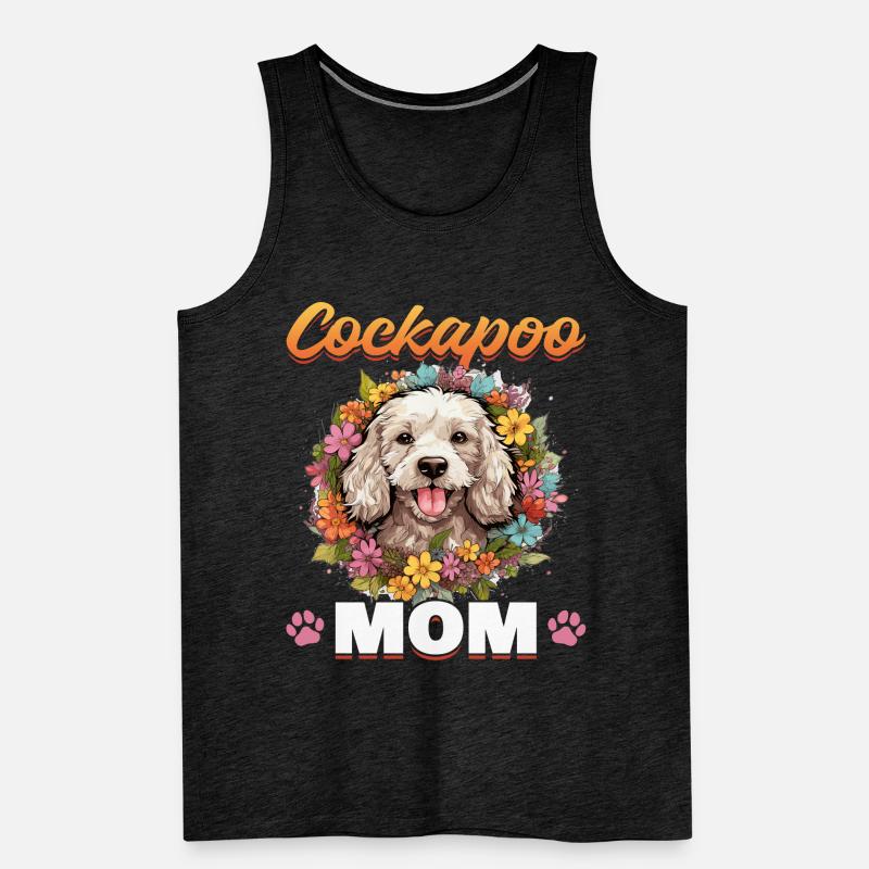 Cockapoo Race de chien Cockapoo Maman Cockapoo Débardeur bio Premium Homme