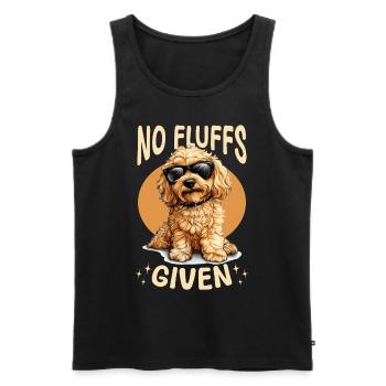 Goldendoodle Dog Breed No Fluffs Given - Männer Premium Bio Tank Top - Schwarz - Vorne - Michal (187cm)