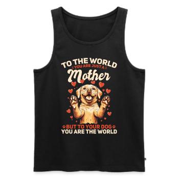 Labrador Lover Dog Owner - Männer Premium Bio Tank Top - Schwarz - Vorne - AI Model Male 178 light (178cm)
